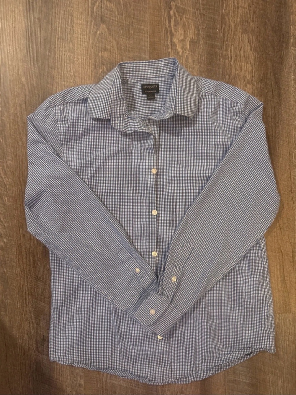 Crewcuts Kid’s Blue Flex Thompson Patterned Shirt